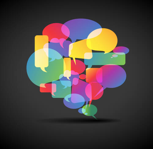 Colourful Speech Bubbles